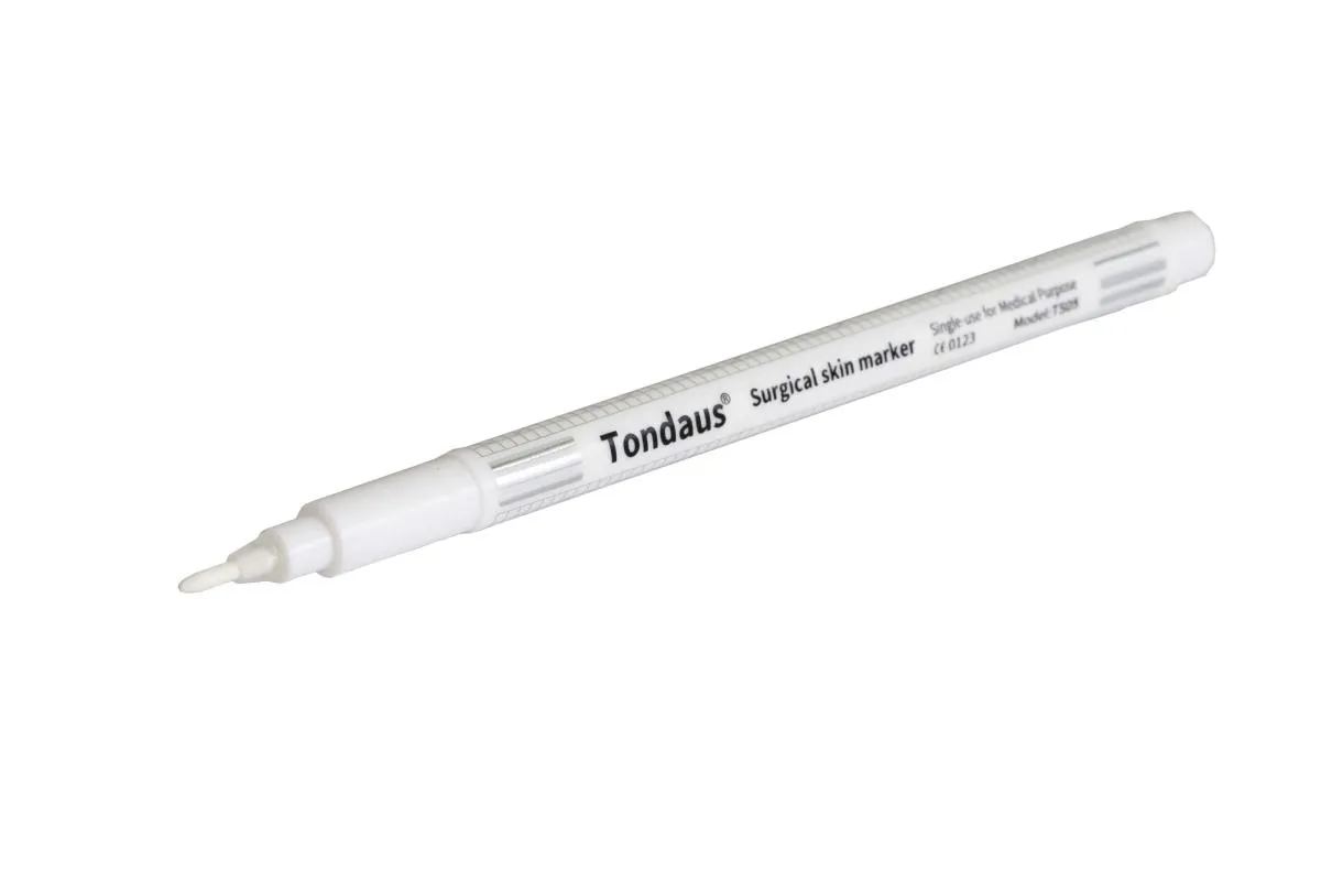 Caneta Marcadora Tondaus Cor Branca Ponta 1.0Mm Ts05 50 Un