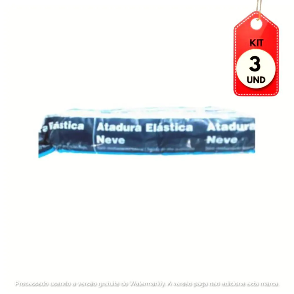 Kit C/03 Neve Atadura Crepe Elástica 15Cm