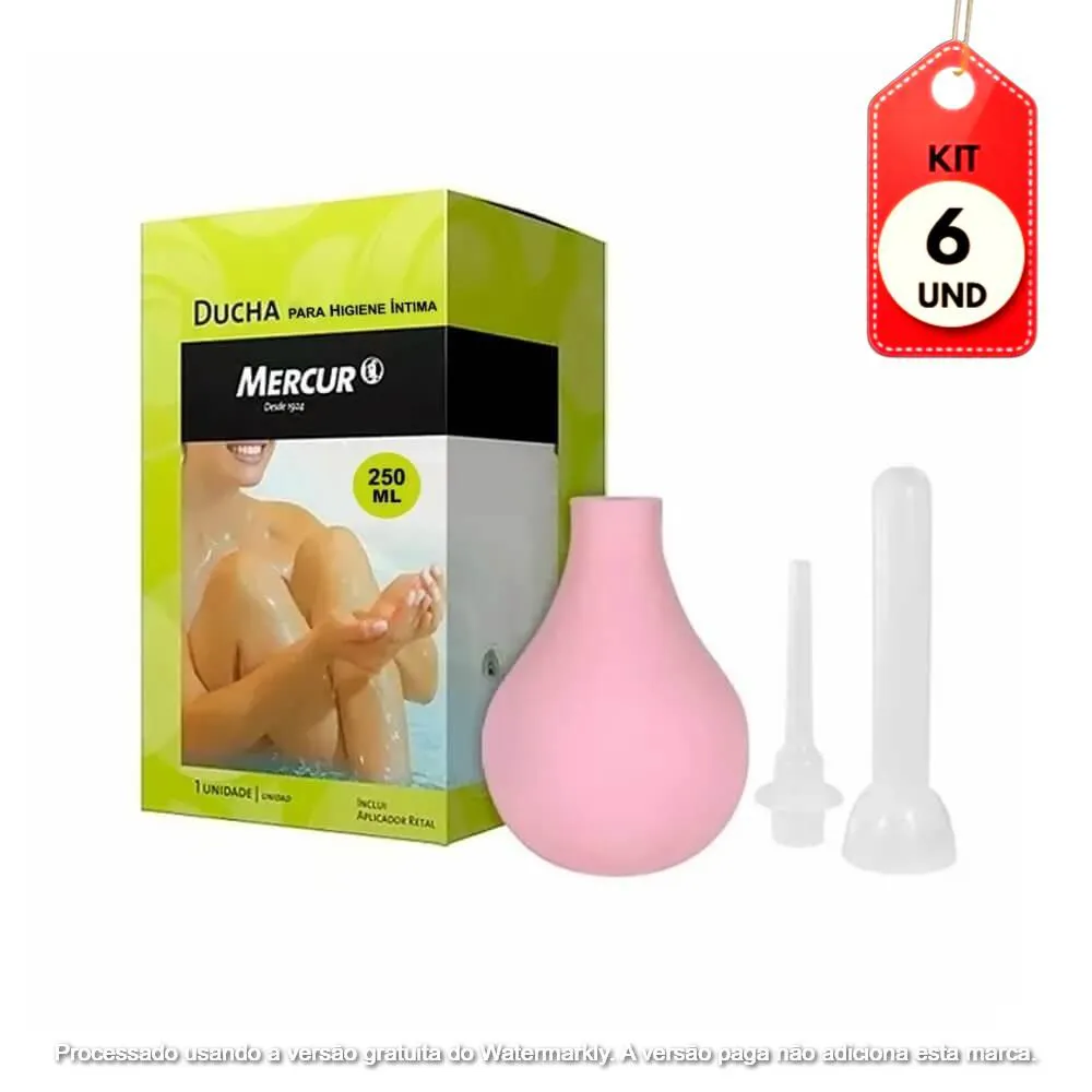 Kit C/06 Mercur Ducha Ginecológica Nº10