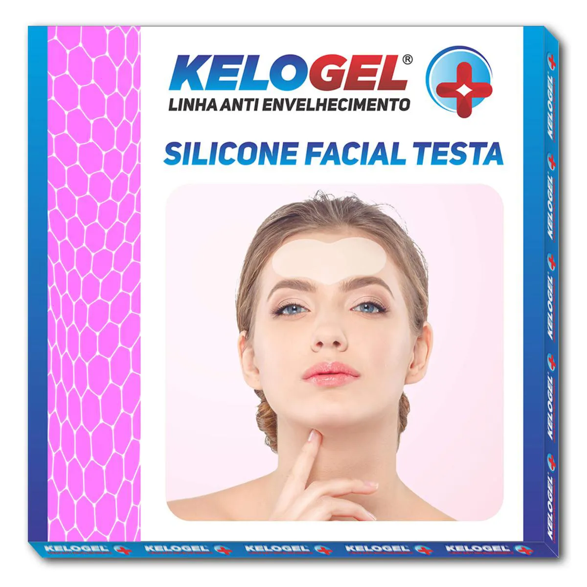 Adesivo De Silicone Antissinais Região Testa Kelogel 1Un