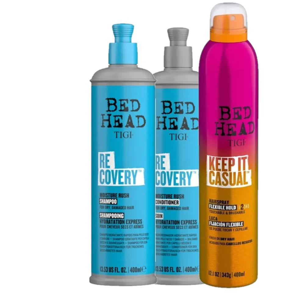 Kit Tigi Bed Head Recovery Home Care Keep It Casual (3 Produtos)