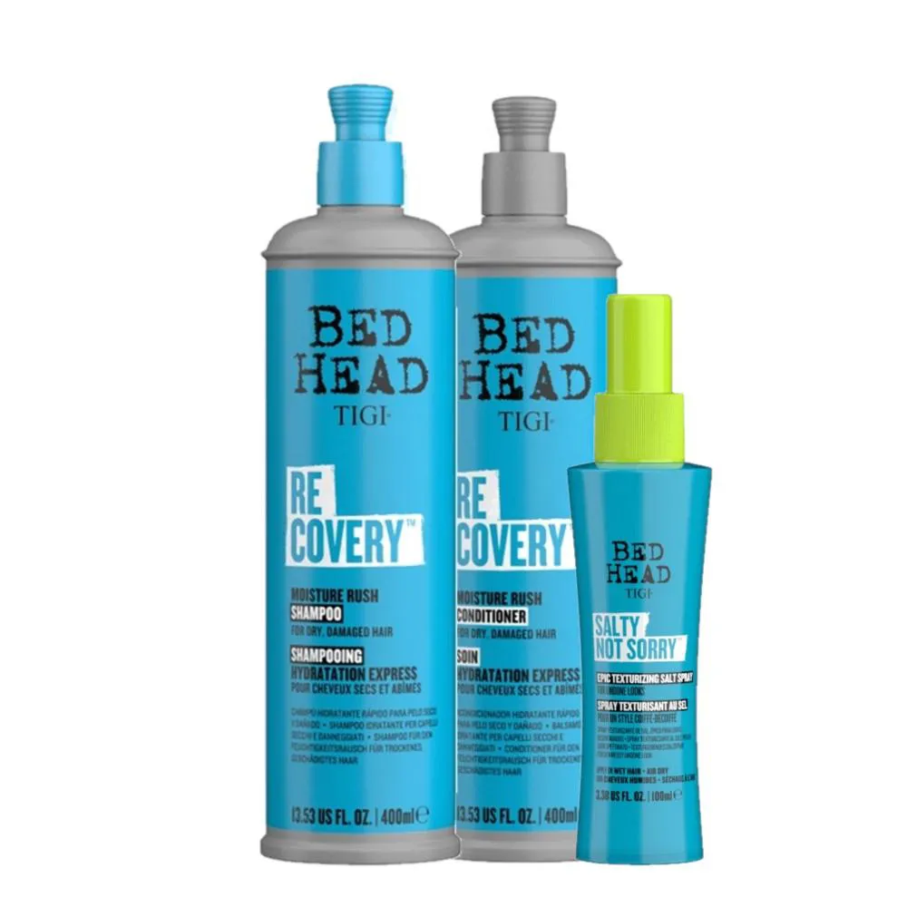 Kit Tigi Bed Head Recovery Home Care Salty Not Sorry (3 Produtos)