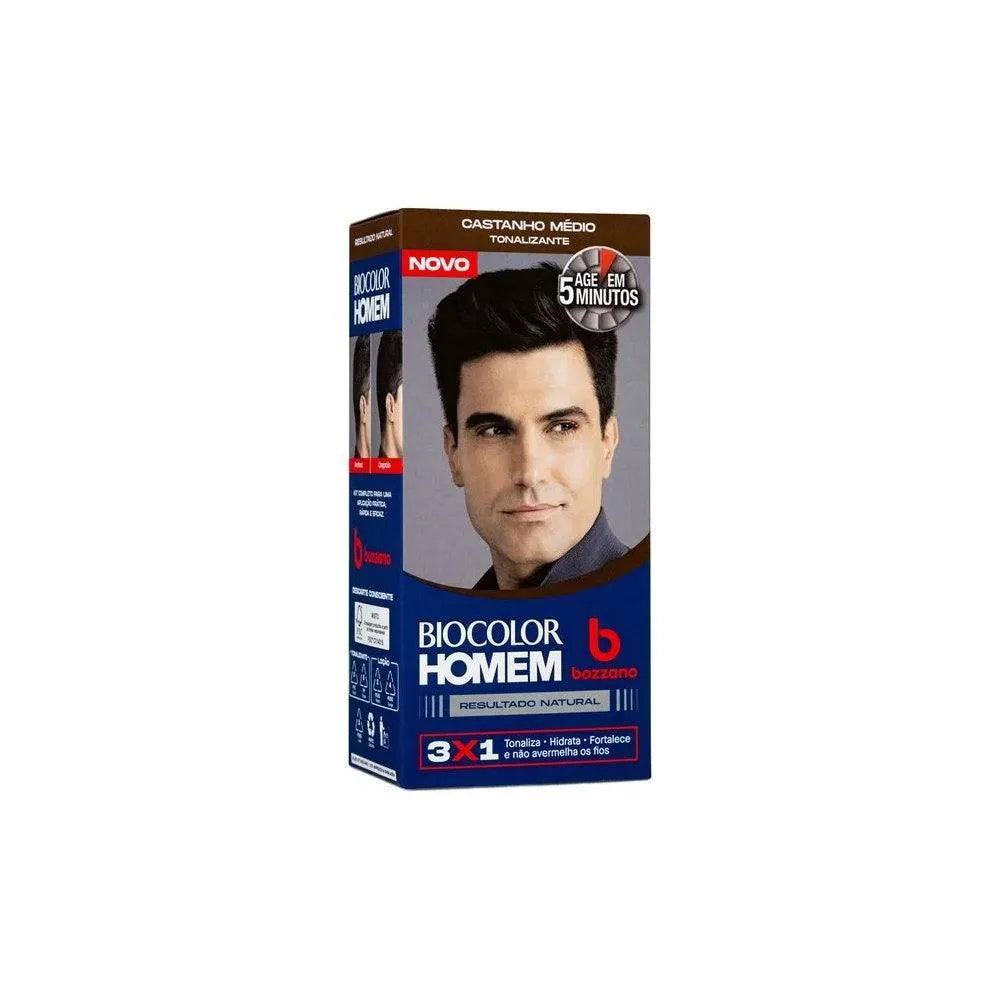 Tonalizante Biocolor Homem Castanho Médio