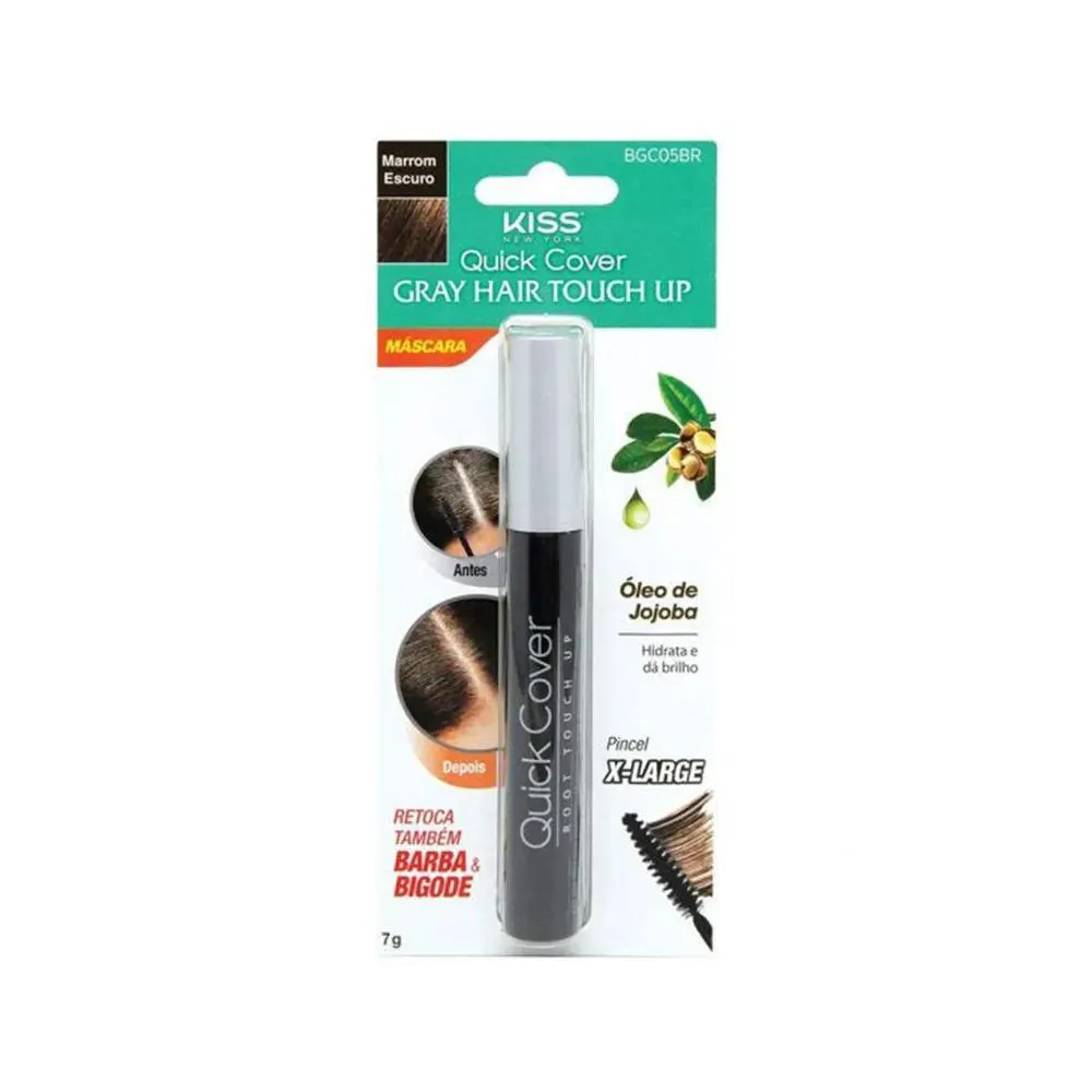 Retoque De Raiz Brush-In Kiss Marrom Escuro