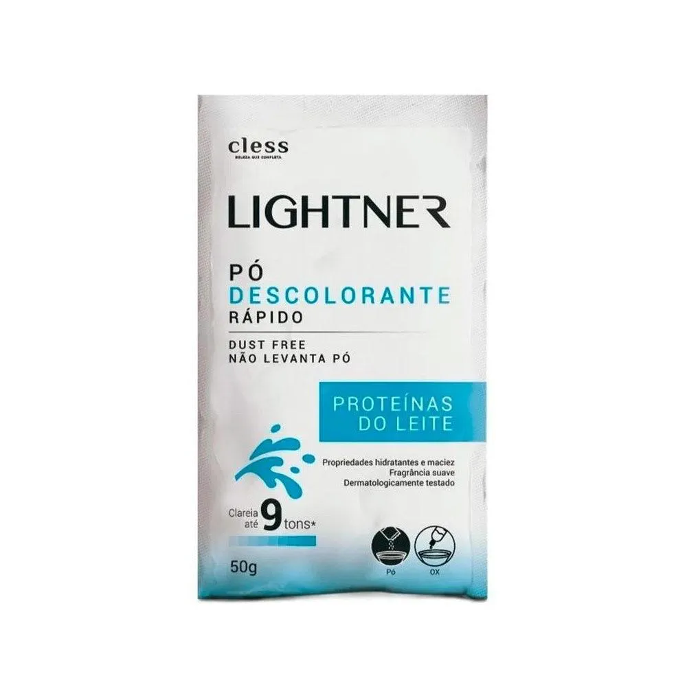 Pó Descolorante Lightner Proteínas Do Leite 50G