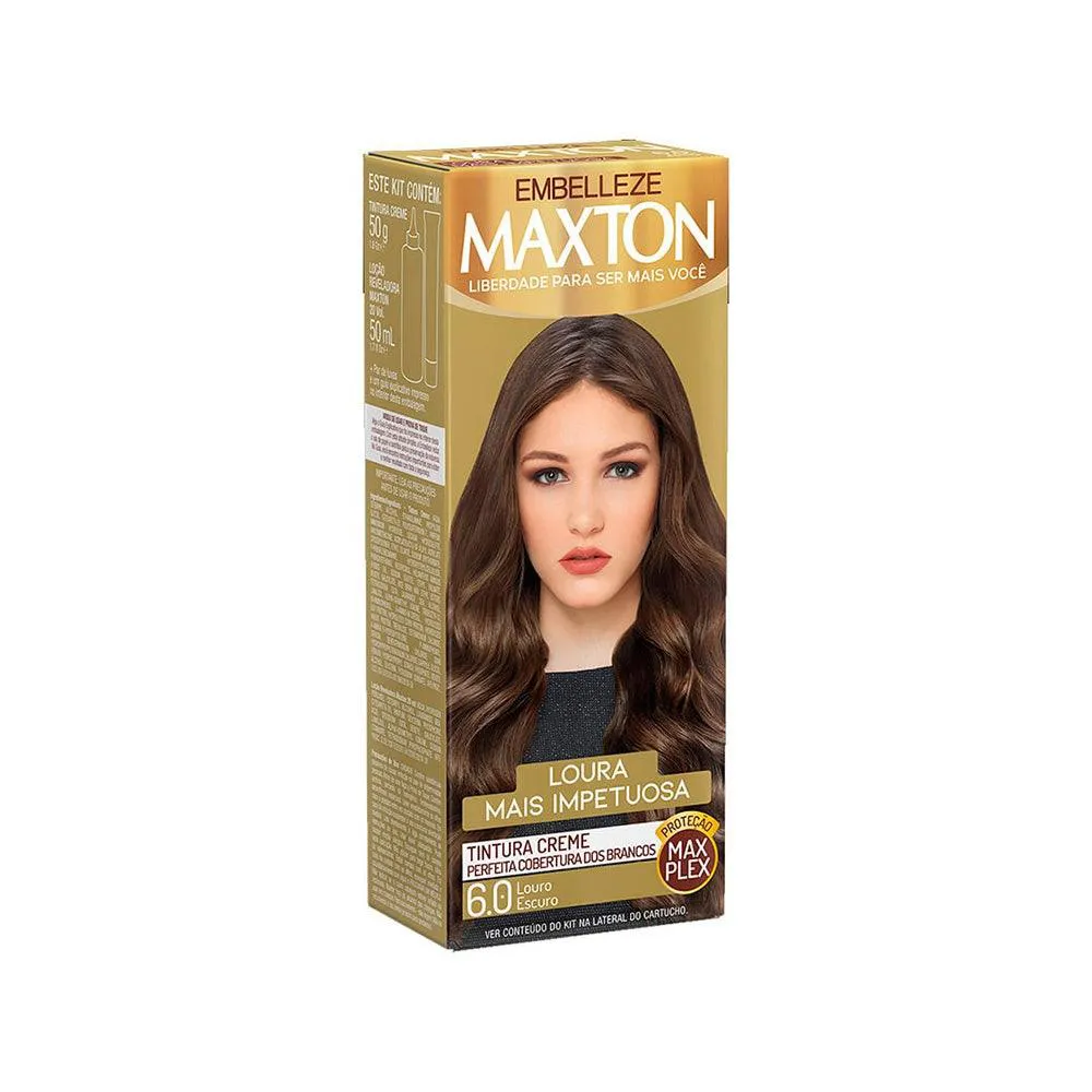 Tintura Maxton Prático 6.0 Louro Escuro