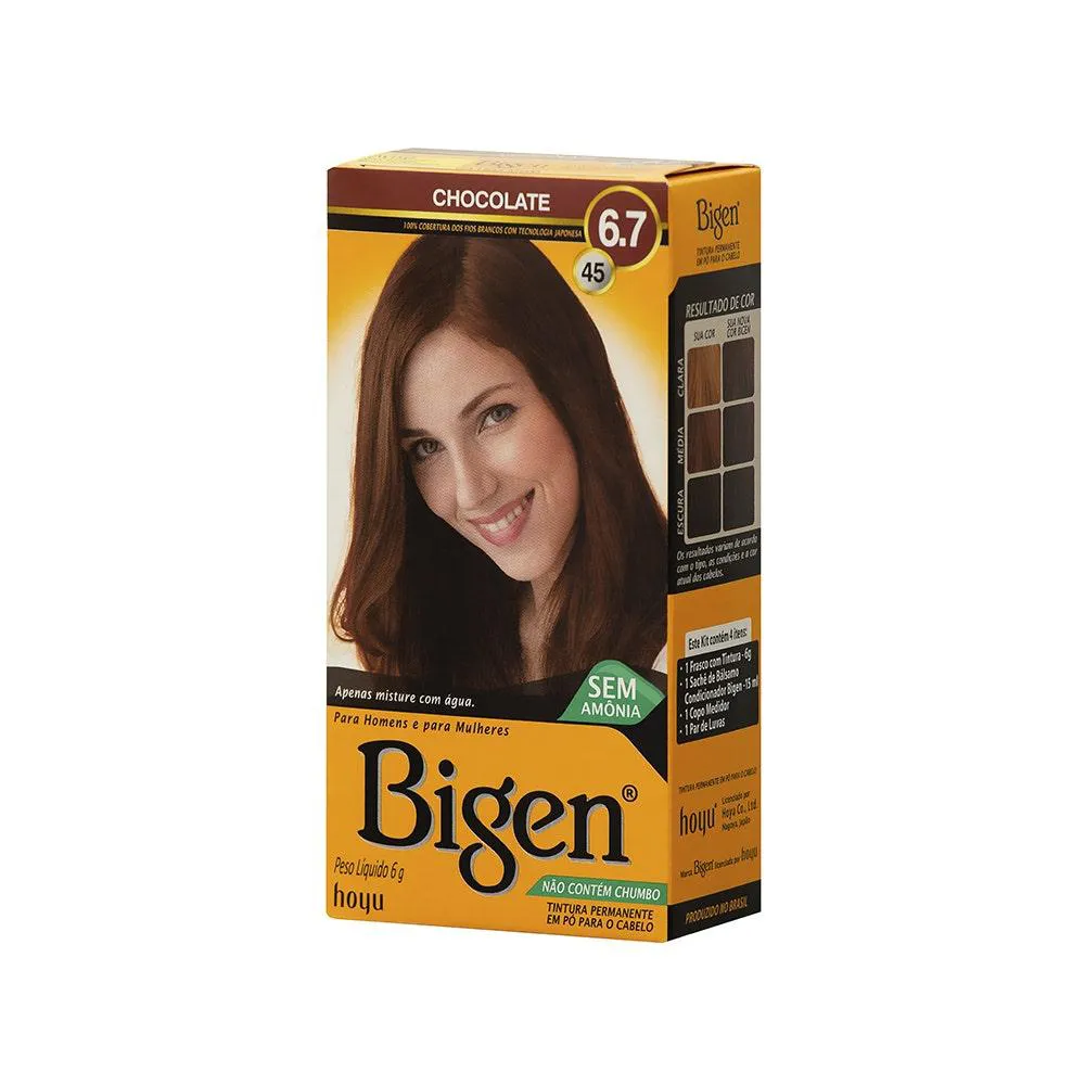 Tonalizante Bigen 6.7 Chocolate