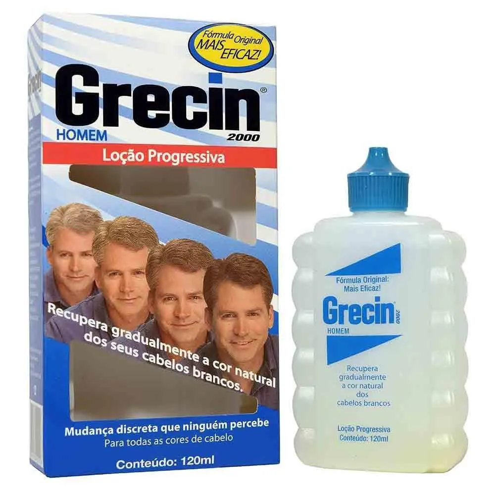 Locao Progressiva Capilar Grecin 120Ml Homem