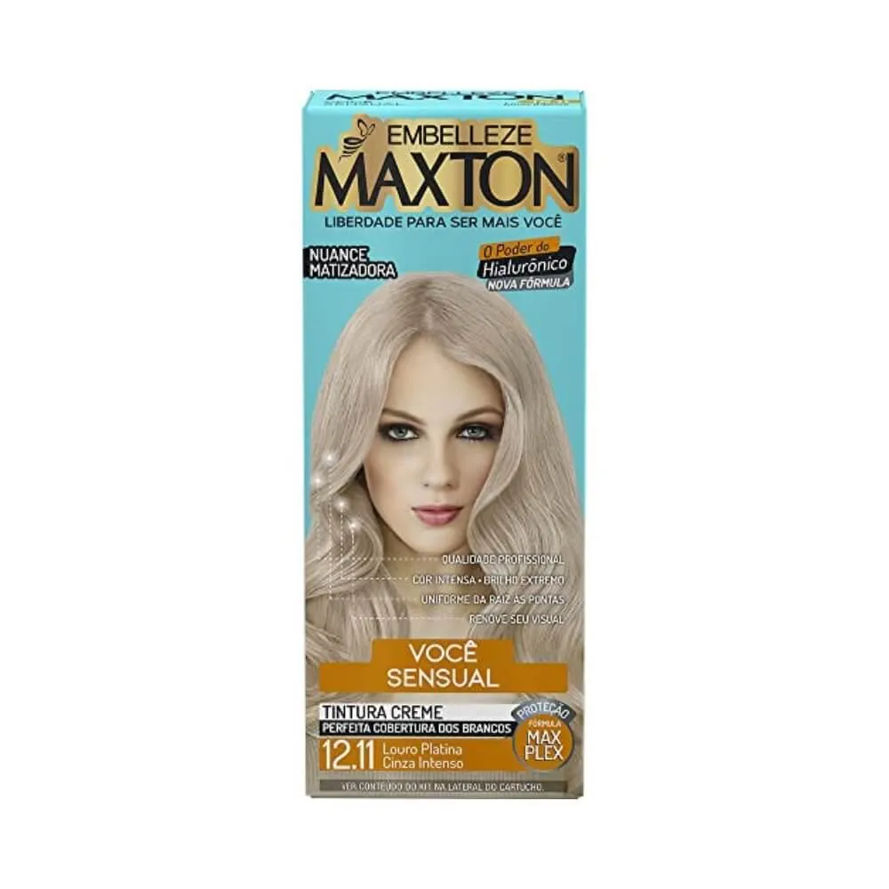 Maxton Tinta 12.11 Louro Platina Matizadora