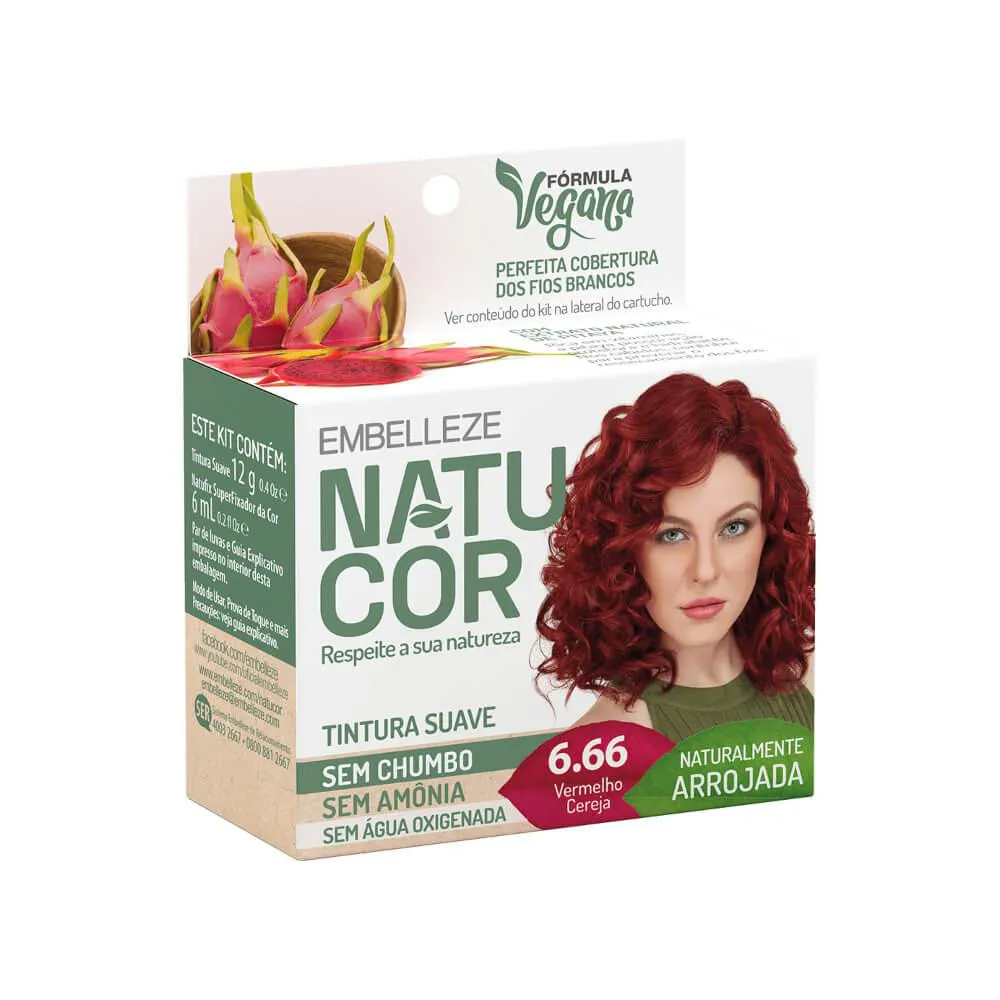 Natucor Coloração Vermelho Cereja 6.66