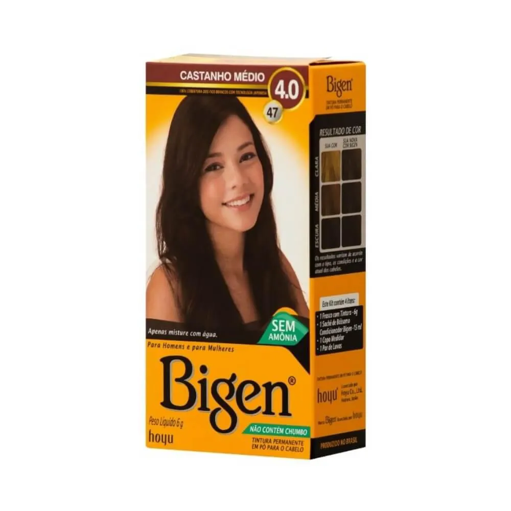 Bigen Tinta 4.7 Castanho Médio