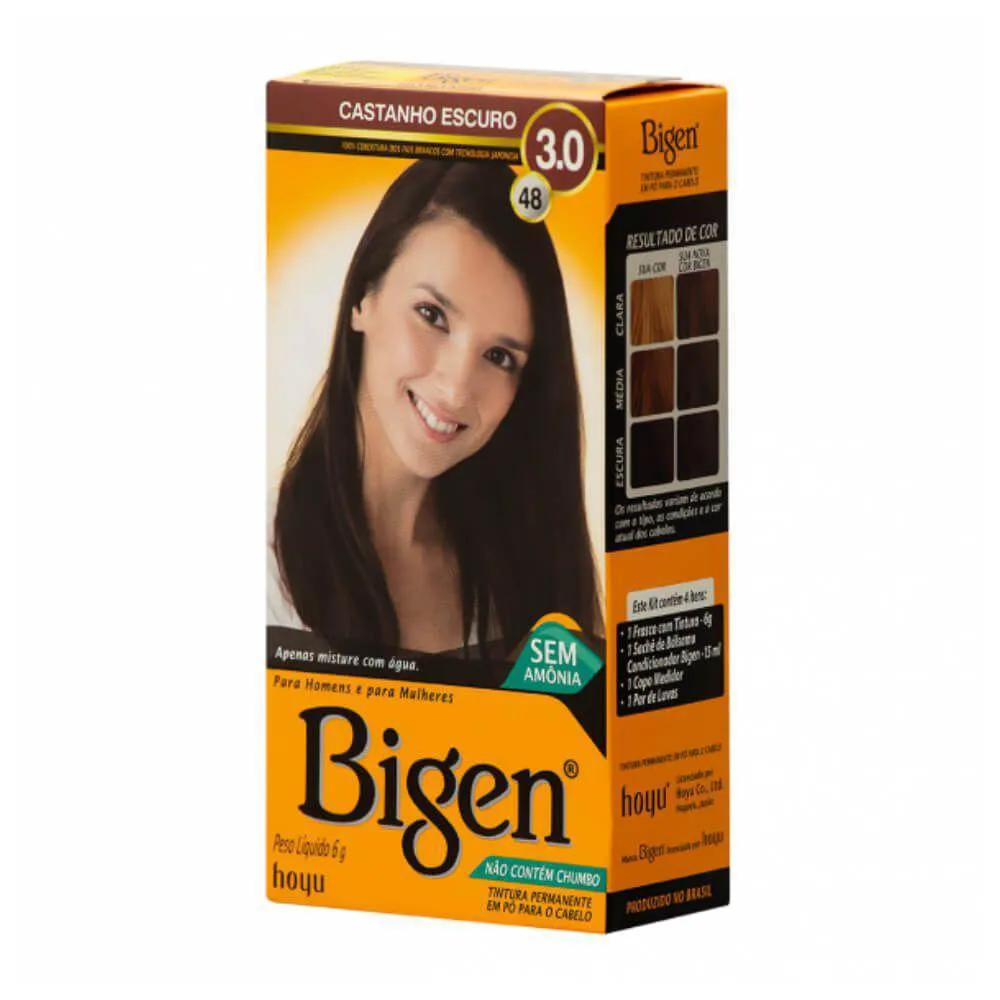 Bigen Tinta 4.8 Castanho Escuro