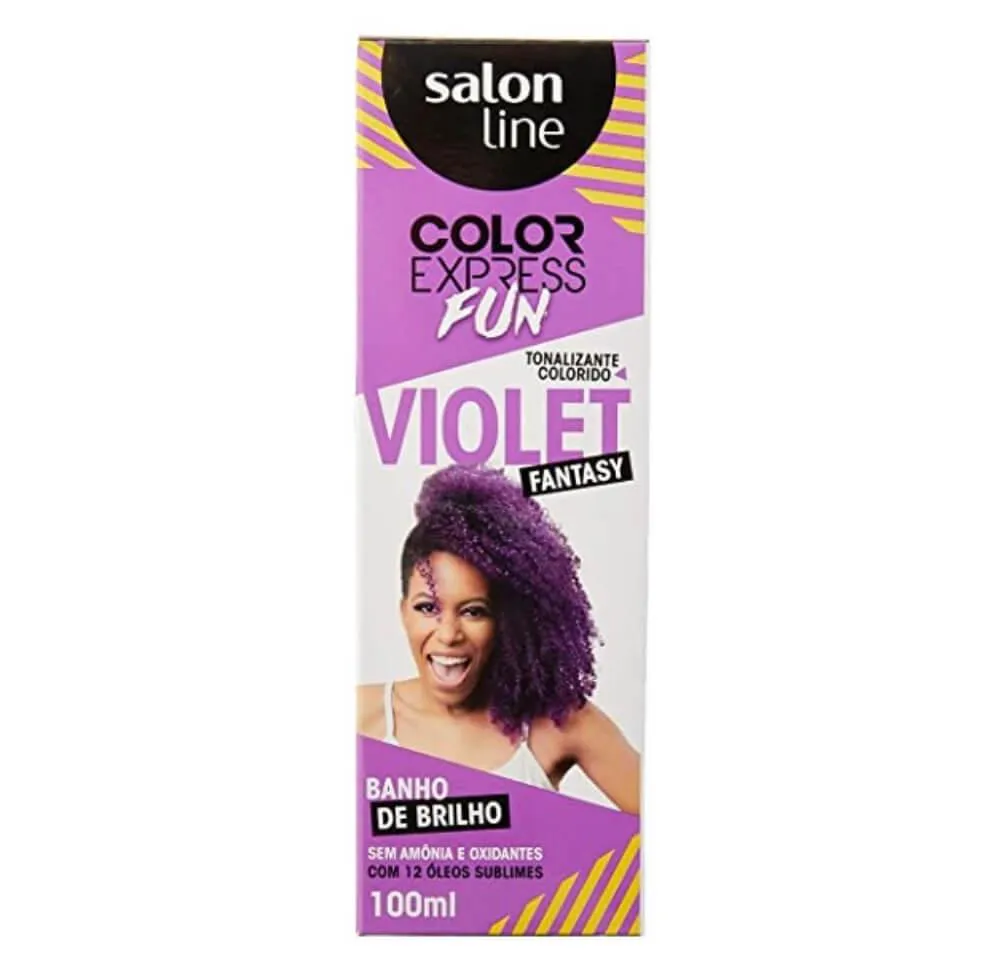 Salon Line Color Express Fun Violet Fantasy Tonalizante 100G