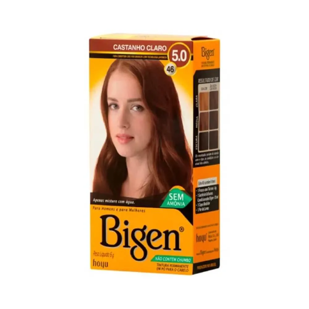 Bigen Tinta 4.6 Castanho Claro