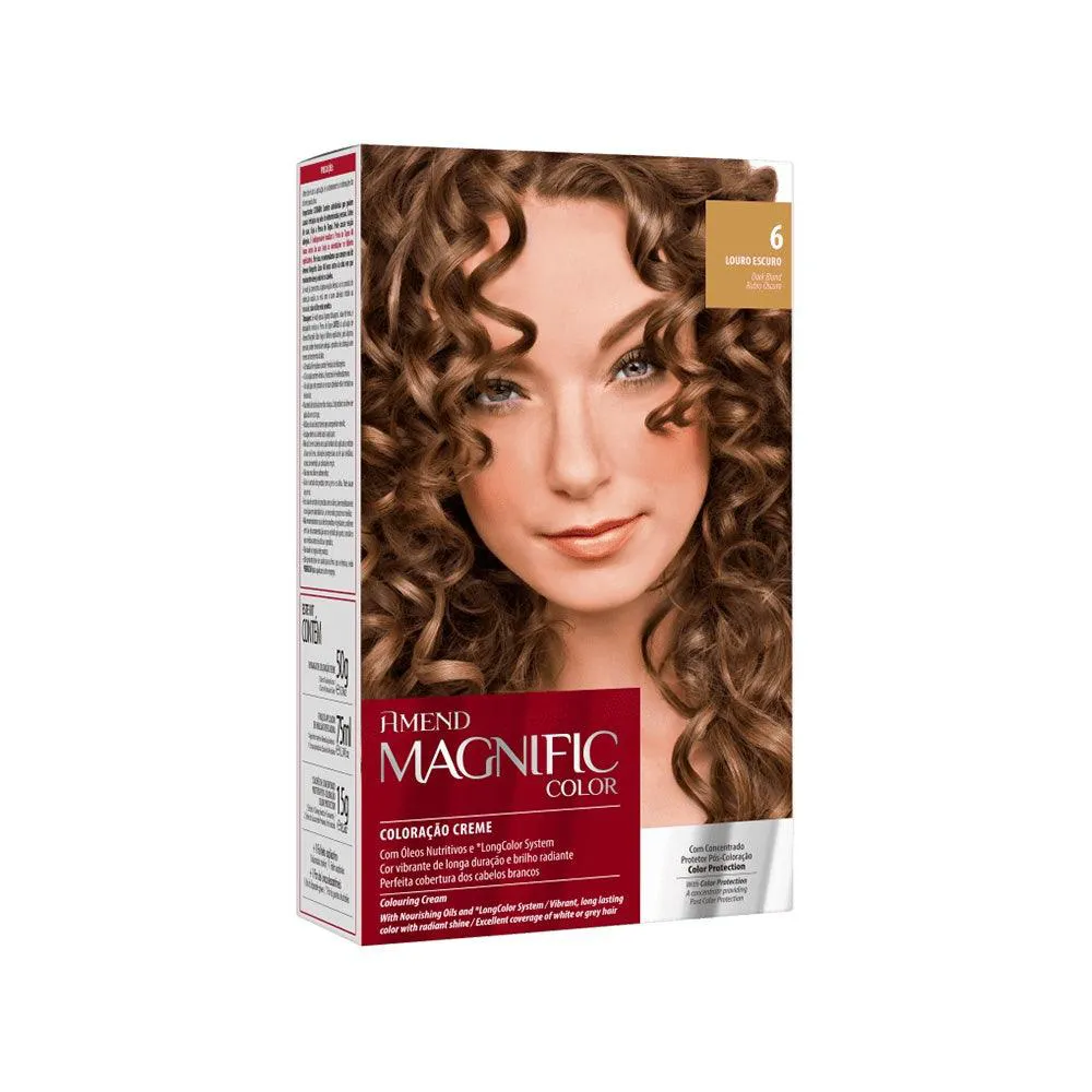Tintura Amend Magnific Color 6.0 Louro Escuro