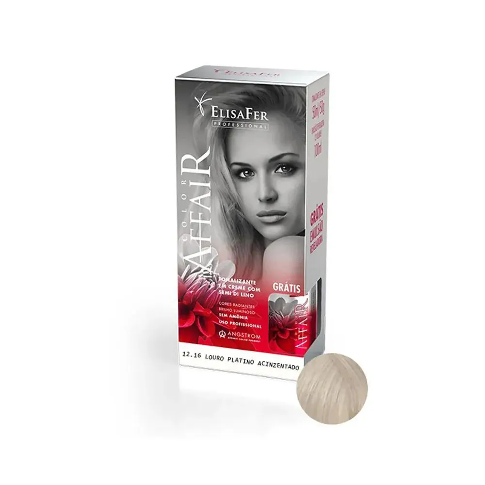 Tonalizante Color Affair 12.16 Louro Platino Acinzentado