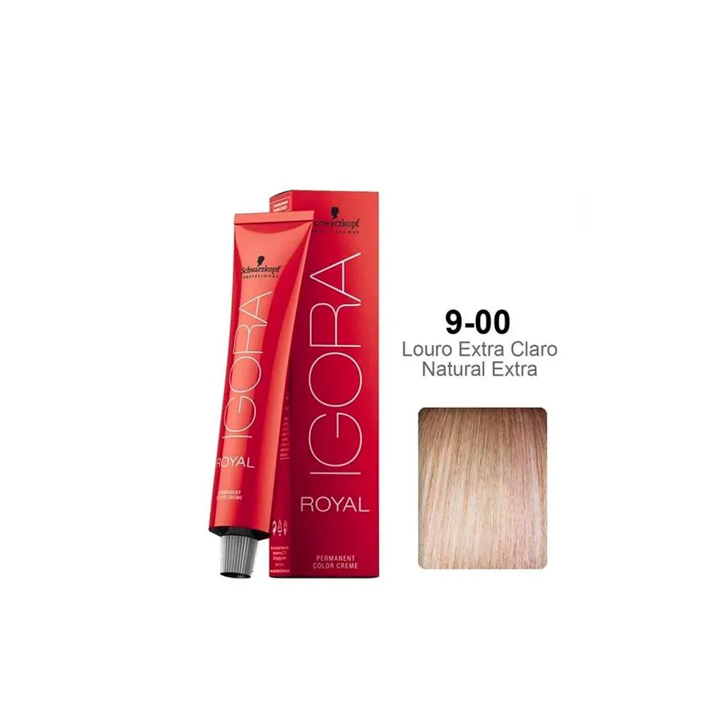 Tintura Schwarzkopf Igora Royal 9.00 Louro Super Claro Extra Intenso