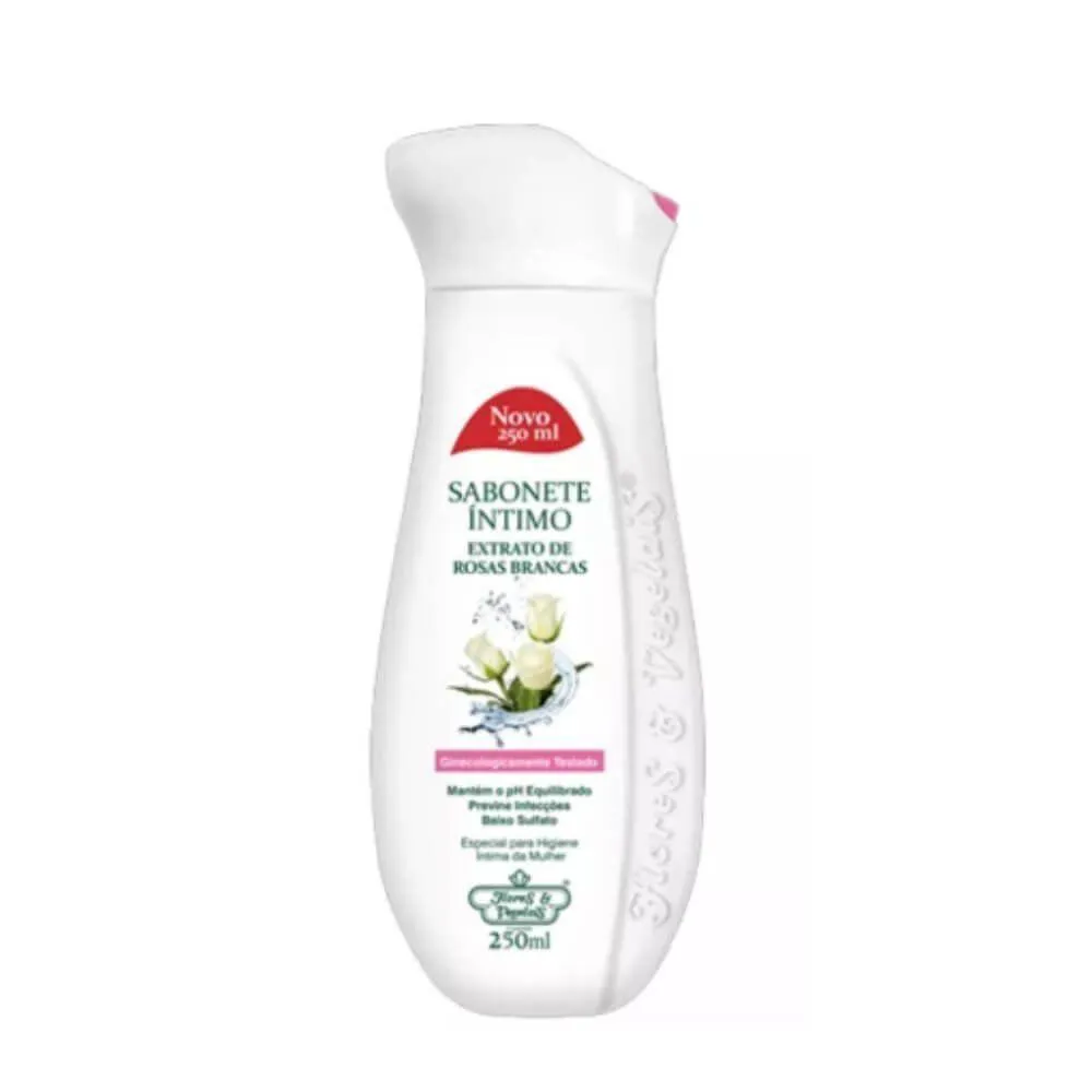 Flores & Vegetais Rosas Sabonete Líquido Íntimo 250G
