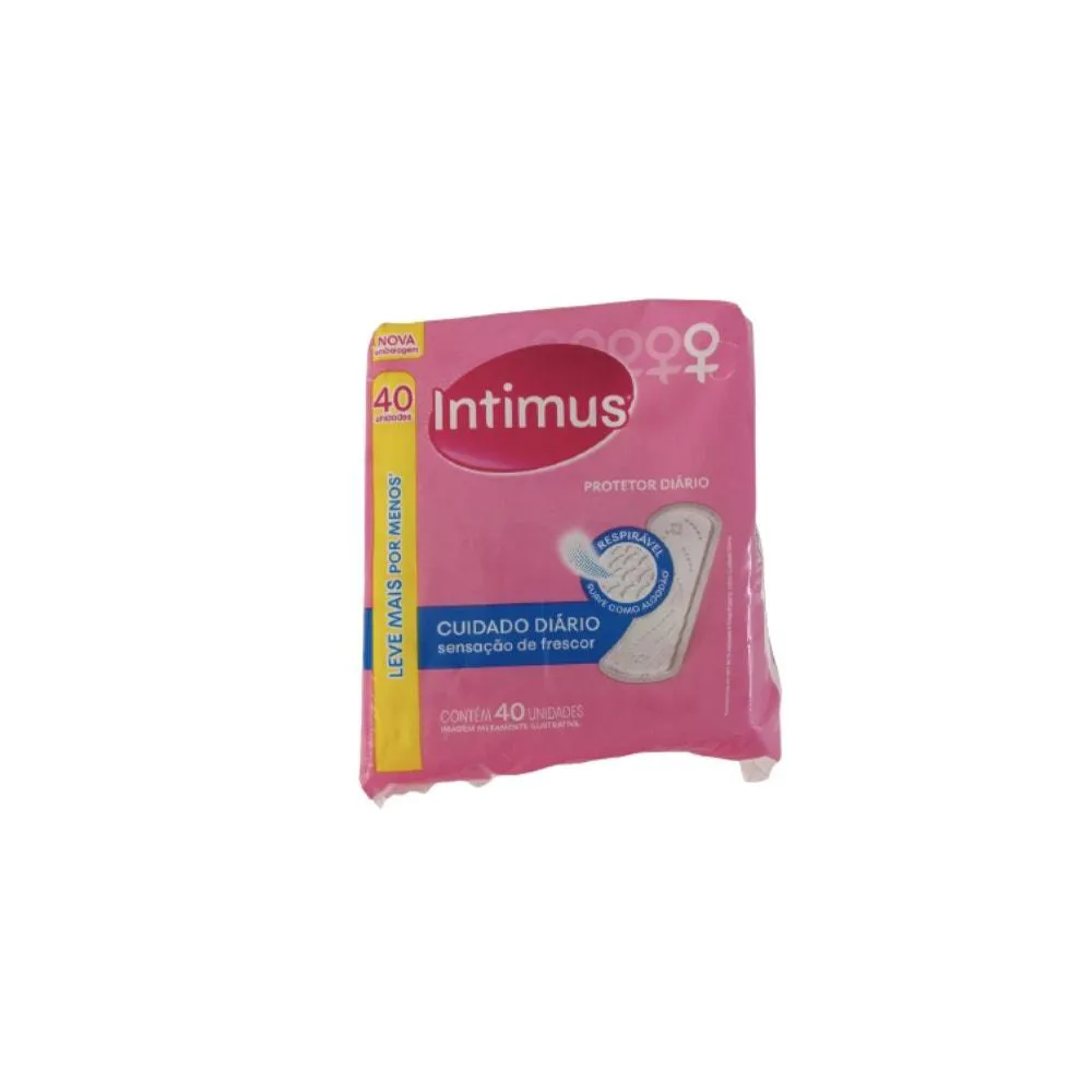 Protetor Diário Intimus Sem Abas Sem Perfume  Pg30 Lv40