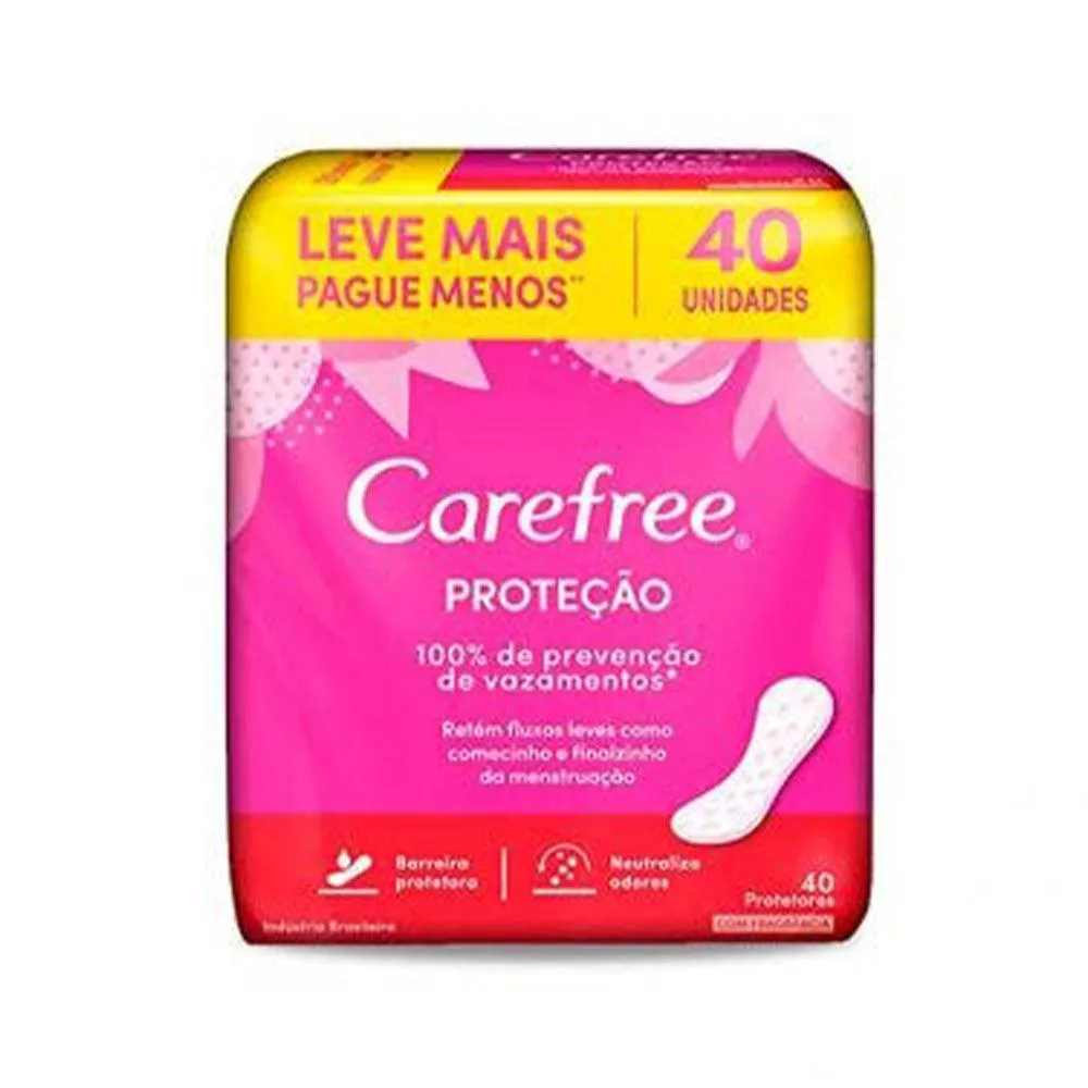Absorvente Carefree Original Perfume C/ 40Un