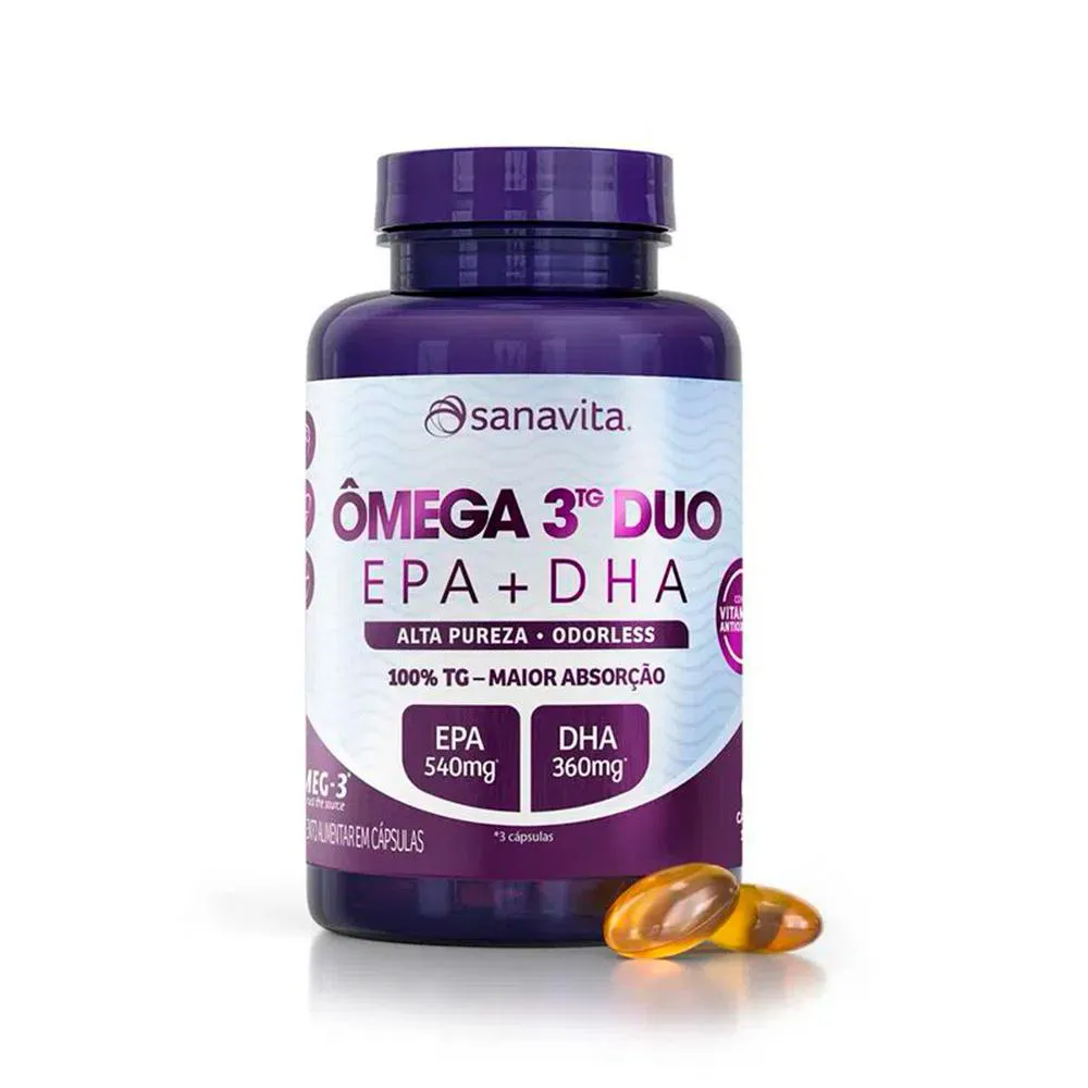 OMEGA 3TG DUO EPA DHA 60 CAPSULAS SANAVITA