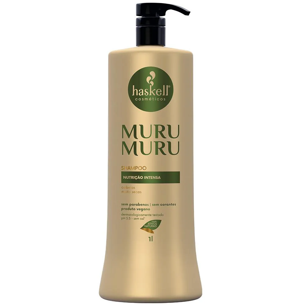 KIT HASKELL MURUMURú SHAMPOO+ CONDICIONADOR 1L MáSCARA 900G