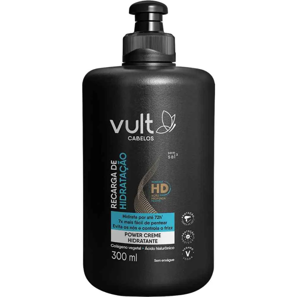 CREME DE PENTEAR VULT RECARGA DE HIDRATAçãO 300ML