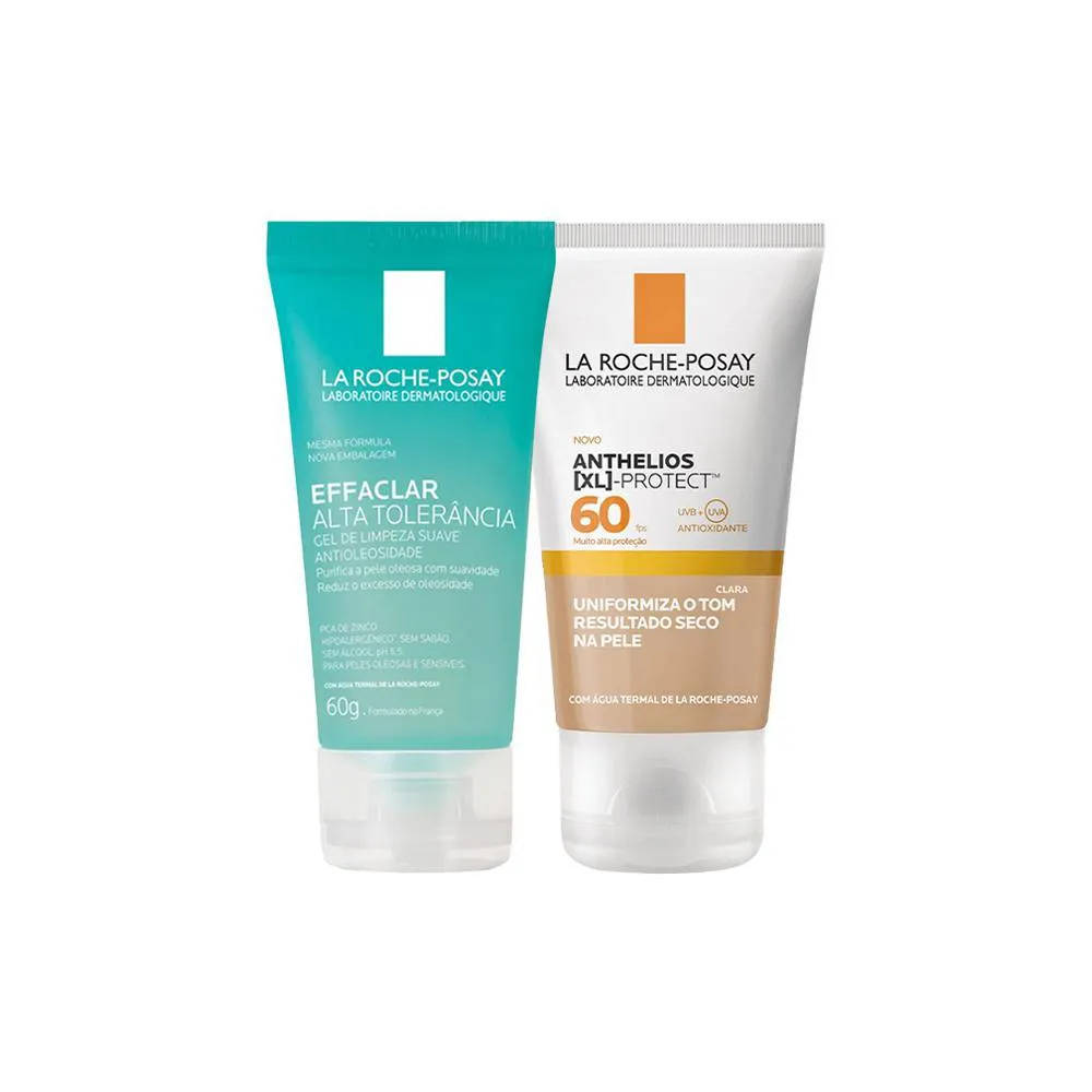 Kit La Roche-Posay Anthelios - Protetor Solar Fps60 Clara E Gel De Limpeza
