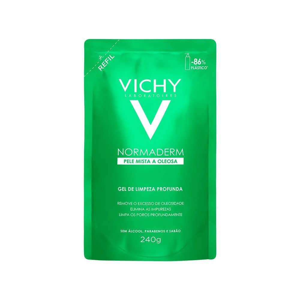 Vichy Normaderm Refil Gel De Limpeza Pele Mista E Oleosa 240G