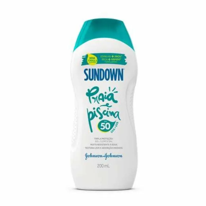 Protetor Solar Corporal Sundown Praia E Piscina Fps 50 Com 200ml