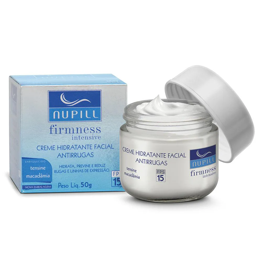 Creme Hidratante Facial Antirrugas Nupill Fps15 - 50G