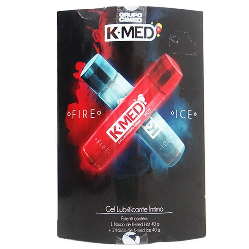 K-Med Lubrificante Gel Kit Fire 40Grs + Ice 40Grs Cimed