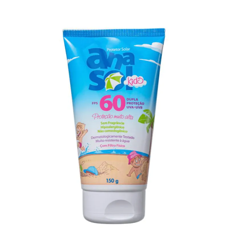 Protetor Solar Kids Fps 60 Com 150G - Anasol