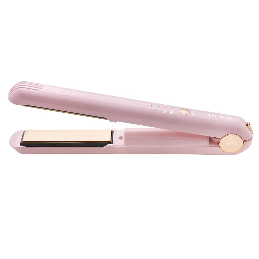 Mq Beauty My Way Prancha De Cabelo Sem Fio Rosa Bivolt