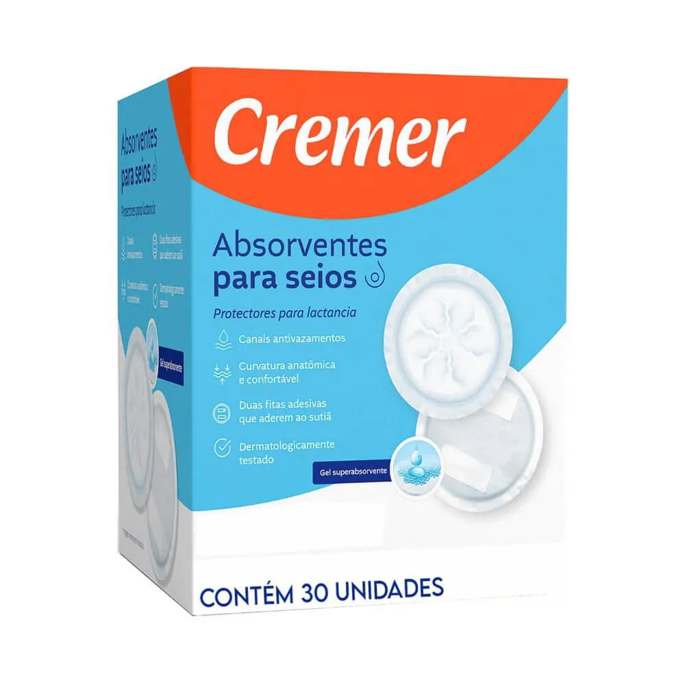 Cremer Absorventes P/ Seios C/30