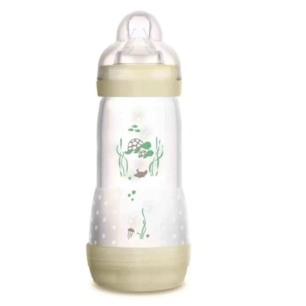 MAMADEIRA EASY START BICO DE SILICONE 4M+ 320ML NEUTRO - MAM