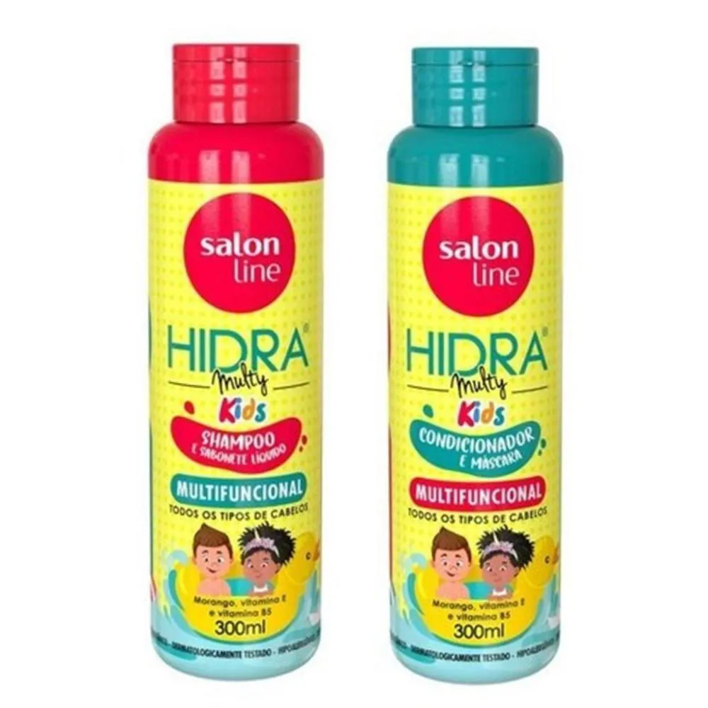 Kit Salon Line Hidra Multy Kids Sh+Cond 300Ml Cada