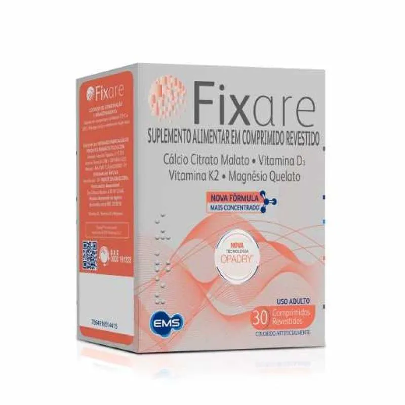 Suplemento Alimentar Fixare Com 30 Comprimidos