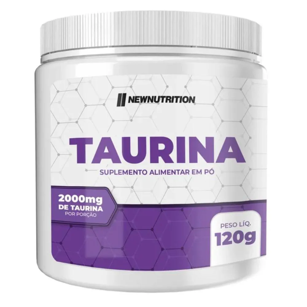 Taurina Em Pó 120G New Nutrition Natural