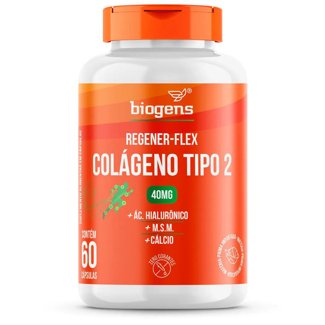Biogens Regener Flex Colágeno Tipo Ii 60 Caps