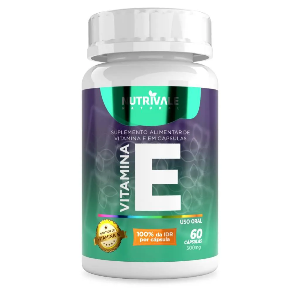 Vitamina E (Tocoferol) 60 Cápsulas - Nutrivale