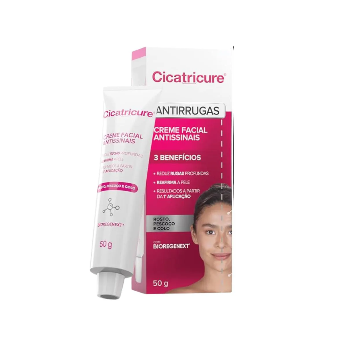 CREME FACIAL ANTIRRUGAS - 50G CICATRICURE