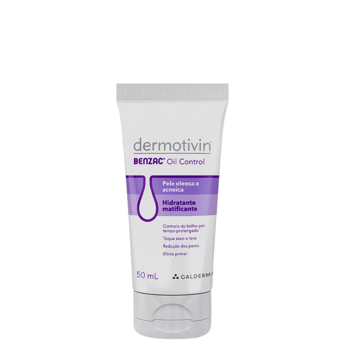 DERMOTIVIN BENZAC OIL CONTROL HIDRATANTE MATIFICANTE FACIAL PELE OLEOSA 50ML