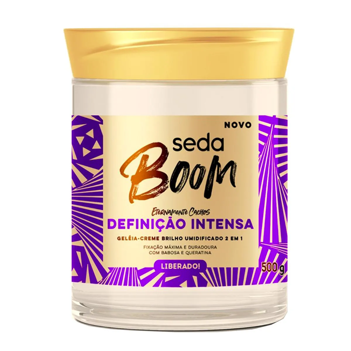 Geleia-Creme Seda Boom Definição Intensa 500g