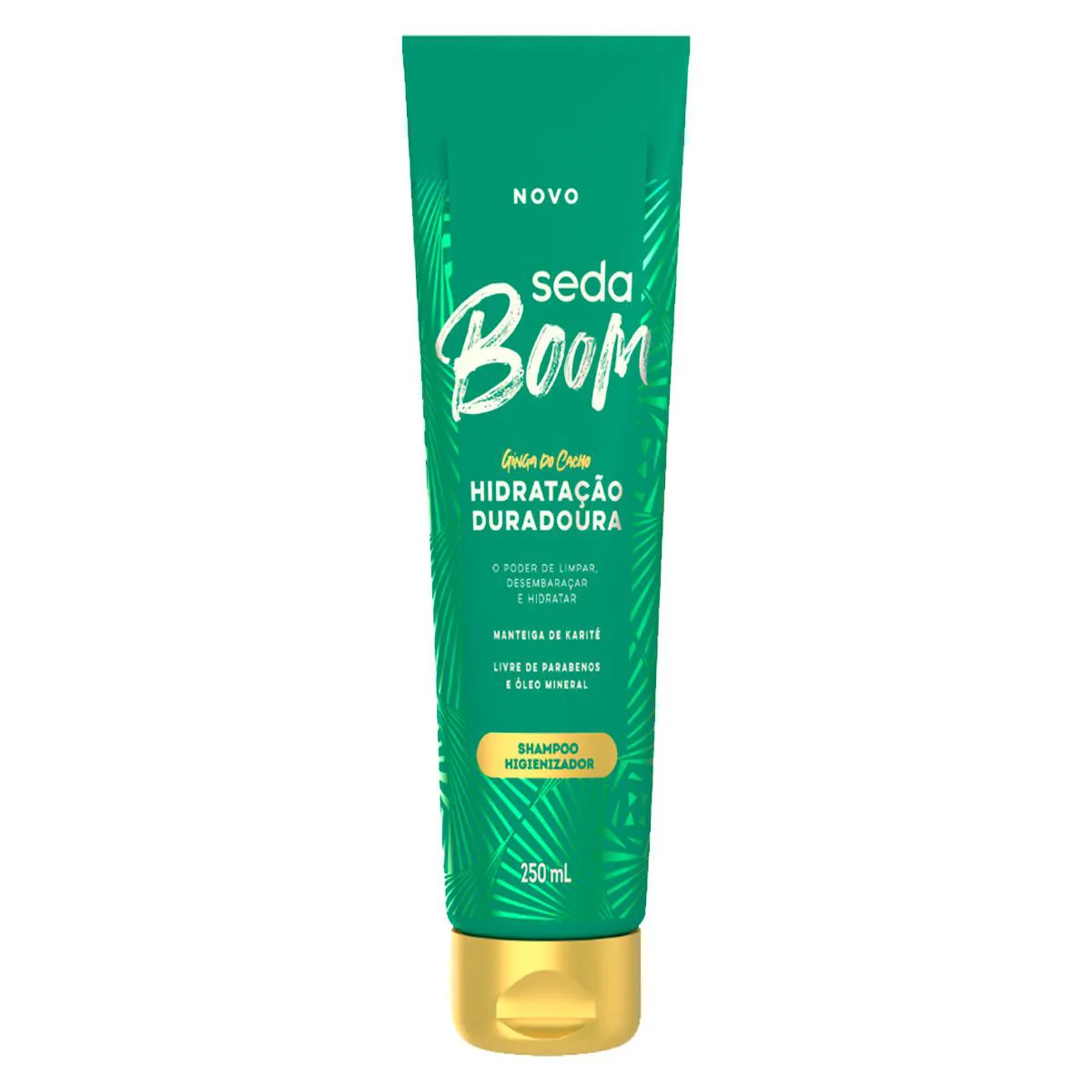 Shampoo Higienizador Seda Boom Hidratação Duradoura Bisnaga 250ml