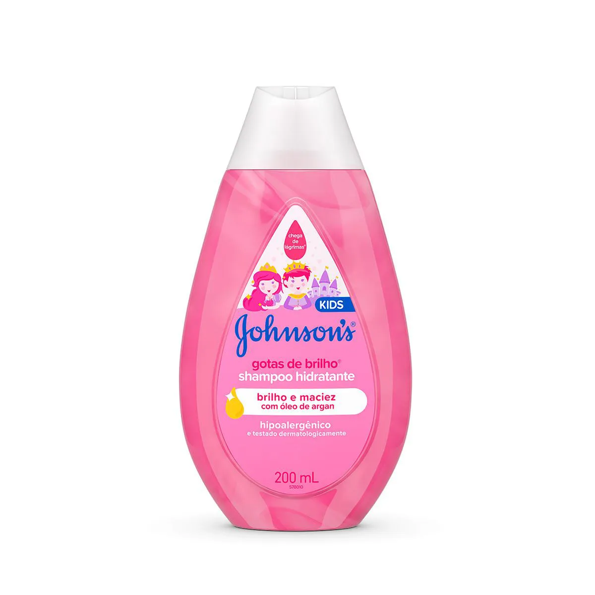 Shampoo Infantil Johnson's Gotas de Brilho 200ml