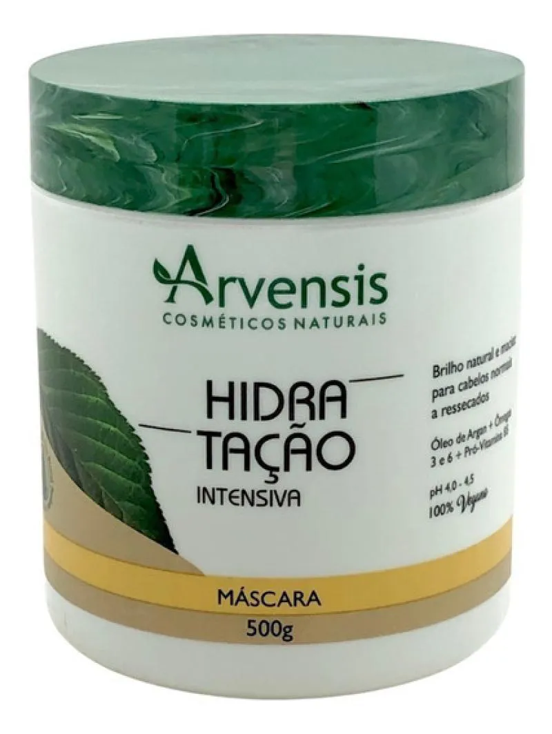MáSCARA HIDRATAçãO INTENSIVA ÓLEO DE ARGAN 500G - ARVENSIS