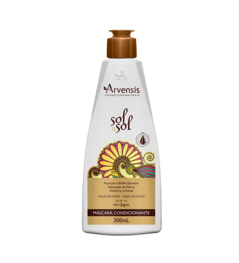 MáSCARA CONDICIONANTE SOL A SOL 300ML - ARVENSIS