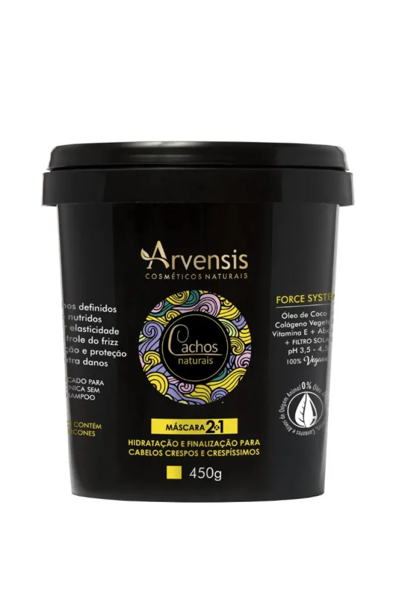 MáSCARA CACHOS NATURAIS 2X1 450G - ARVENSIS