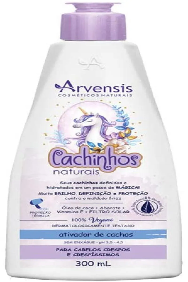 ATIVADOR CACHINHOS NATURAIS CRESPOS E CRESPíSSIMOS 300ML - ARVENSIS